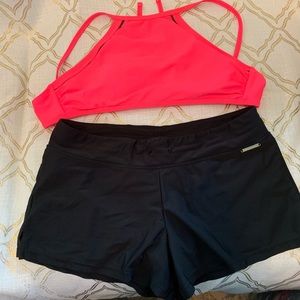 2 piece short bikini set